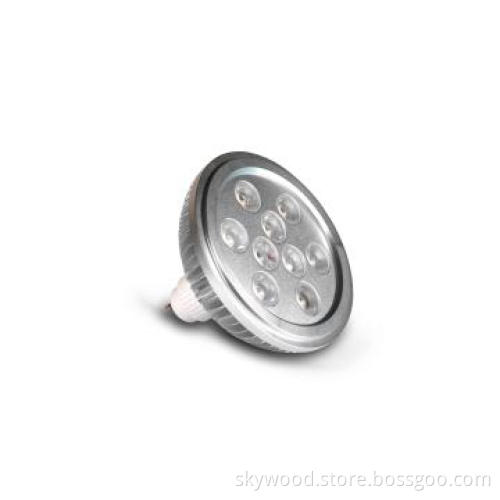 9x1W GU10 AR111 LED Spot Light, Dimming